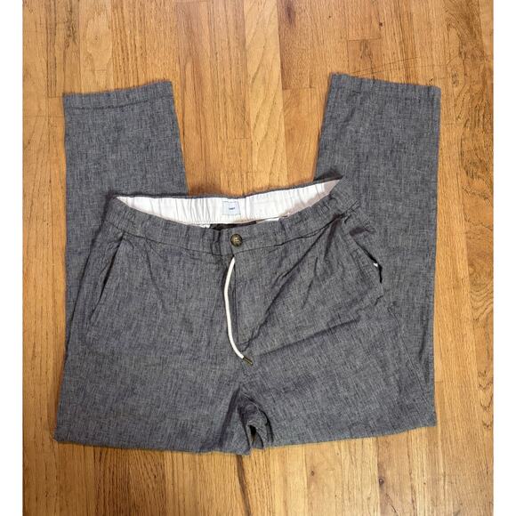 Men’s Old Navy Linen Blend Loose Taper Lightweight Drawstring Pants, size Large - Picture 2 of 5